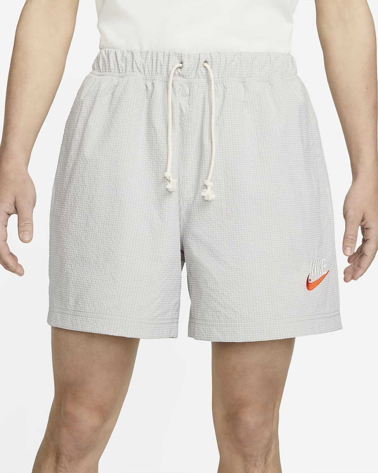 Sportswear Logo Light Grey Shorts фото