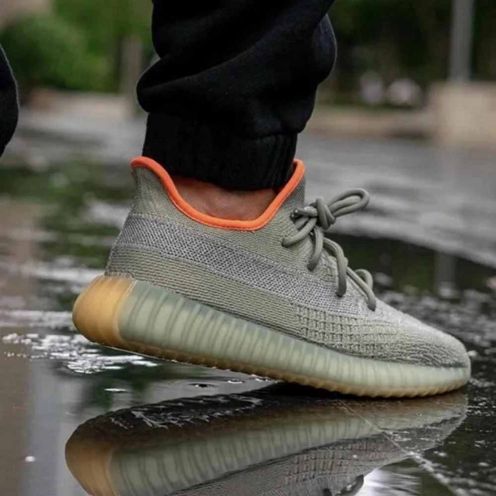 Yeezy Boost 350 V2 Desert Sage Infants фото