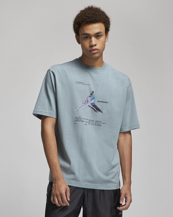 Air Jordan 23 Engineered Graphic Blue T Shirt DO8895041 Meet Market