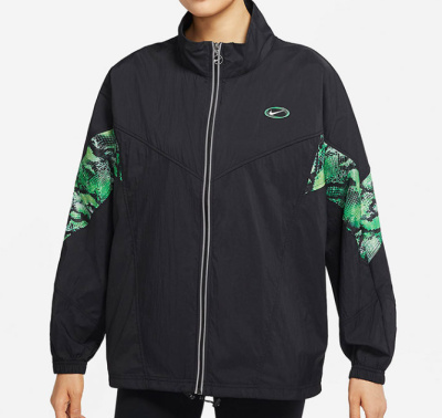 

Windbreaker Black\Snake Skin Green, Чёрный