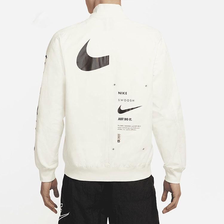 Jacket Beige Swoosh Logo фото