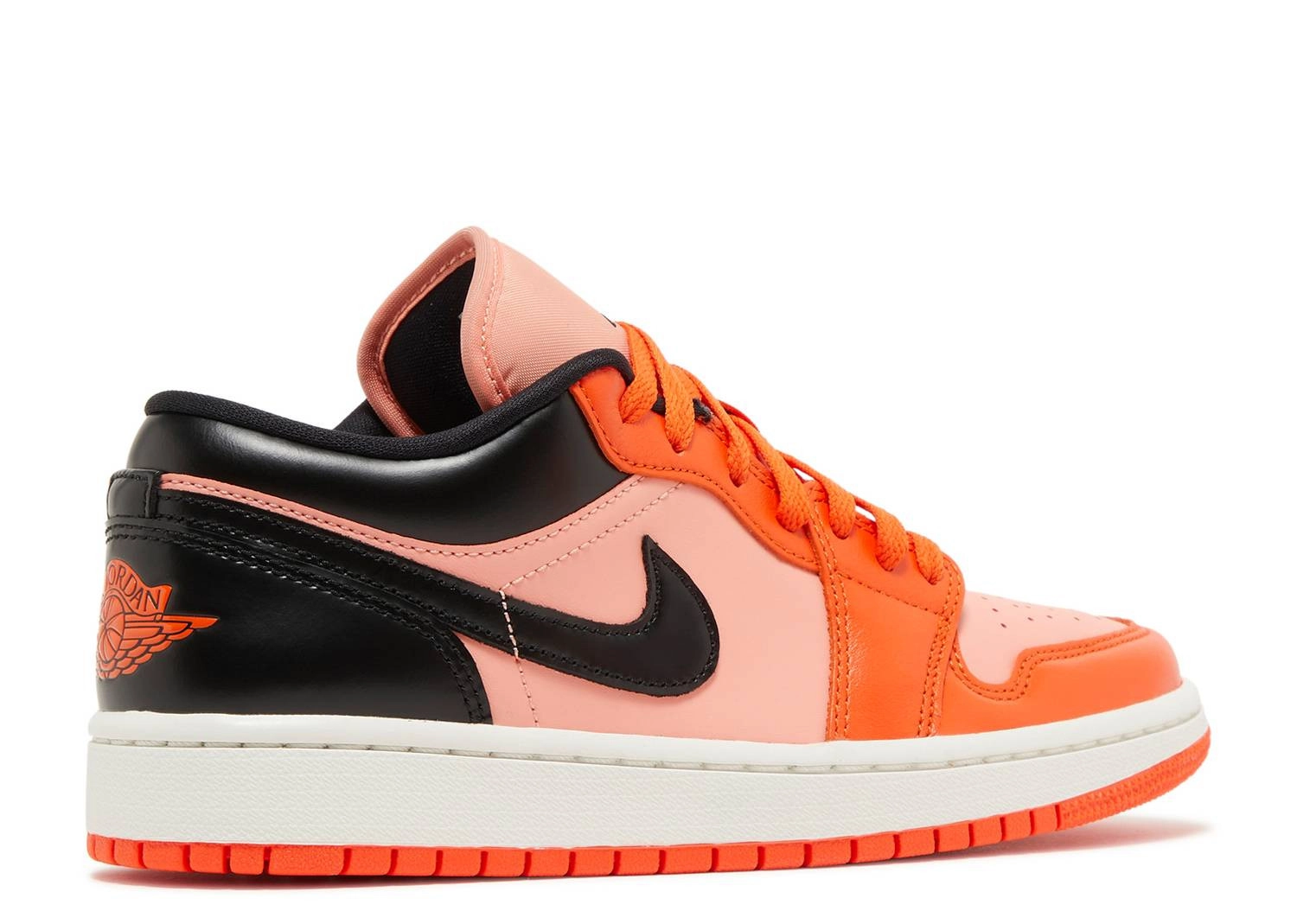 Air Jordan 1 Low Low SE Rush Orange Black фото