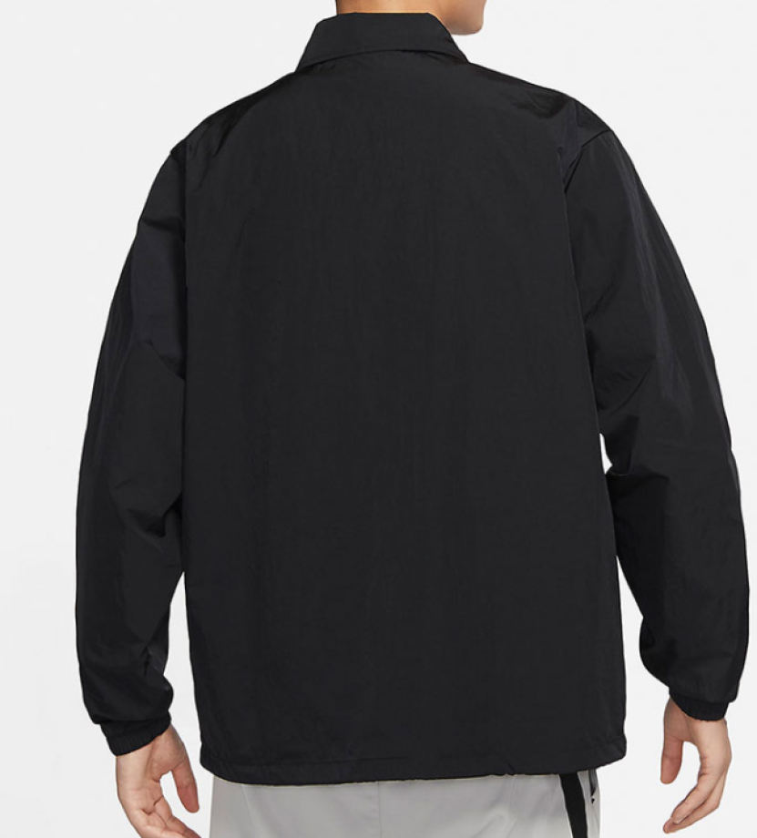 Nike coach shop jacket black