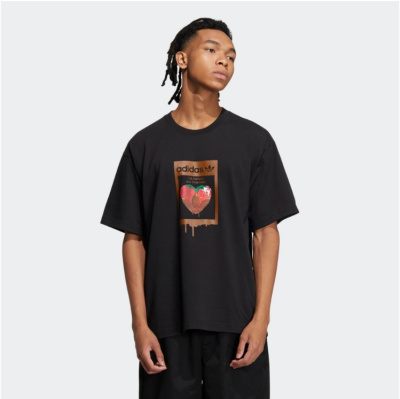 

Heart Logo Black T-Shirt, Чёрный