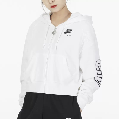 

Zip Sweatshirt White\Black Logo, Белый