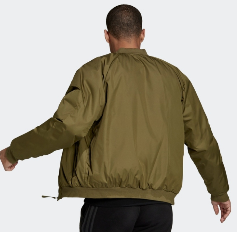 Adidas store long bomber