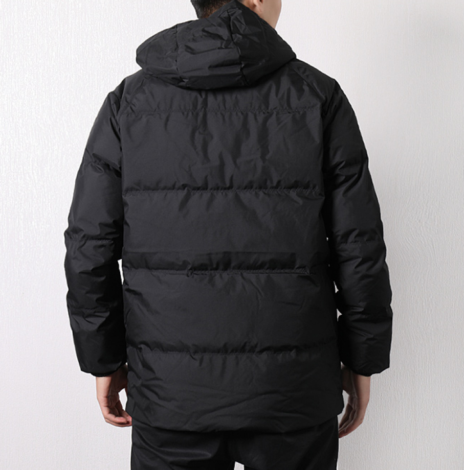 Adidas Down Jacket 3 Stripes Puffy Black DH5003 Meet Market