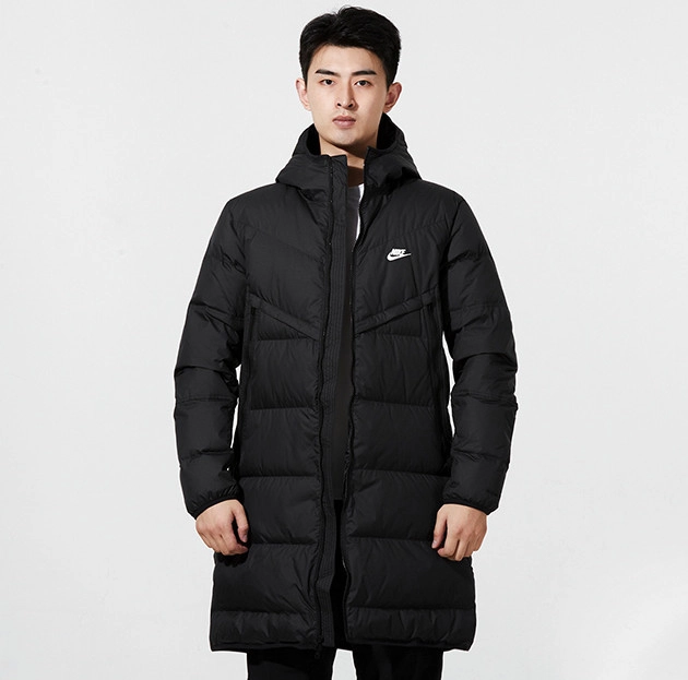 Down Jacket Long Black фото