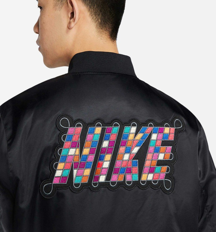 Nike Club Jacket Black Motley Logo DH1380010 Meet Market