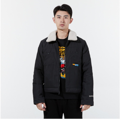 

Windbreaker Fleece Lapel, Чёрный