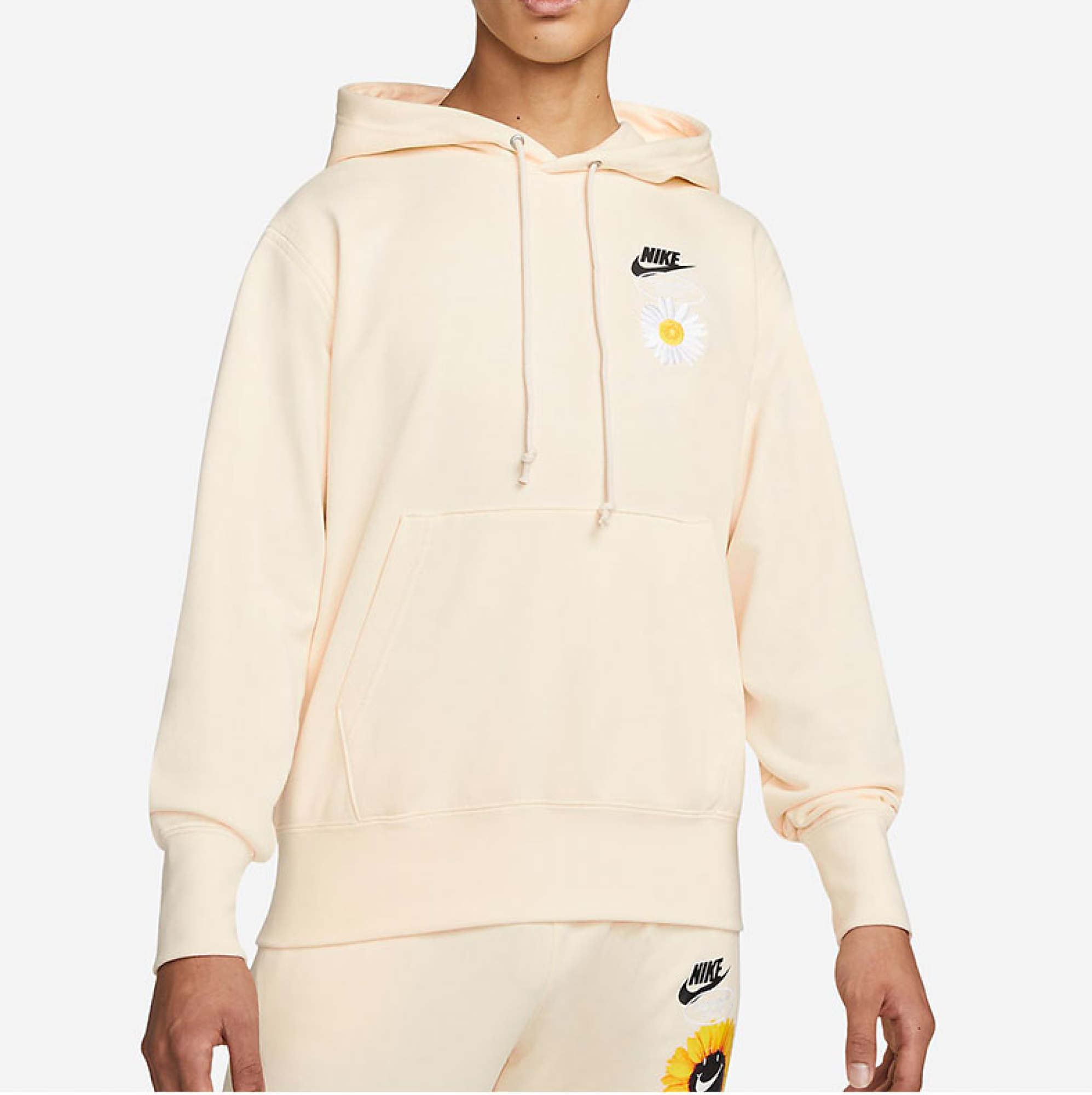 Nike hoodie cream sale