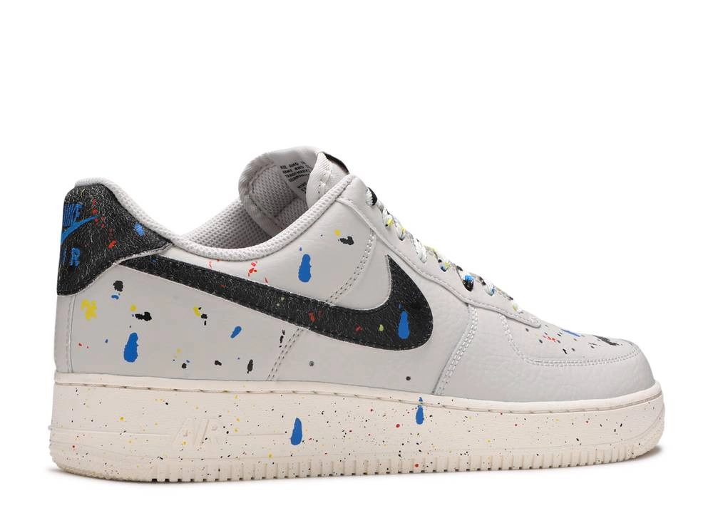 Air Force 1 Low Paint Splatter-Light Bone фото