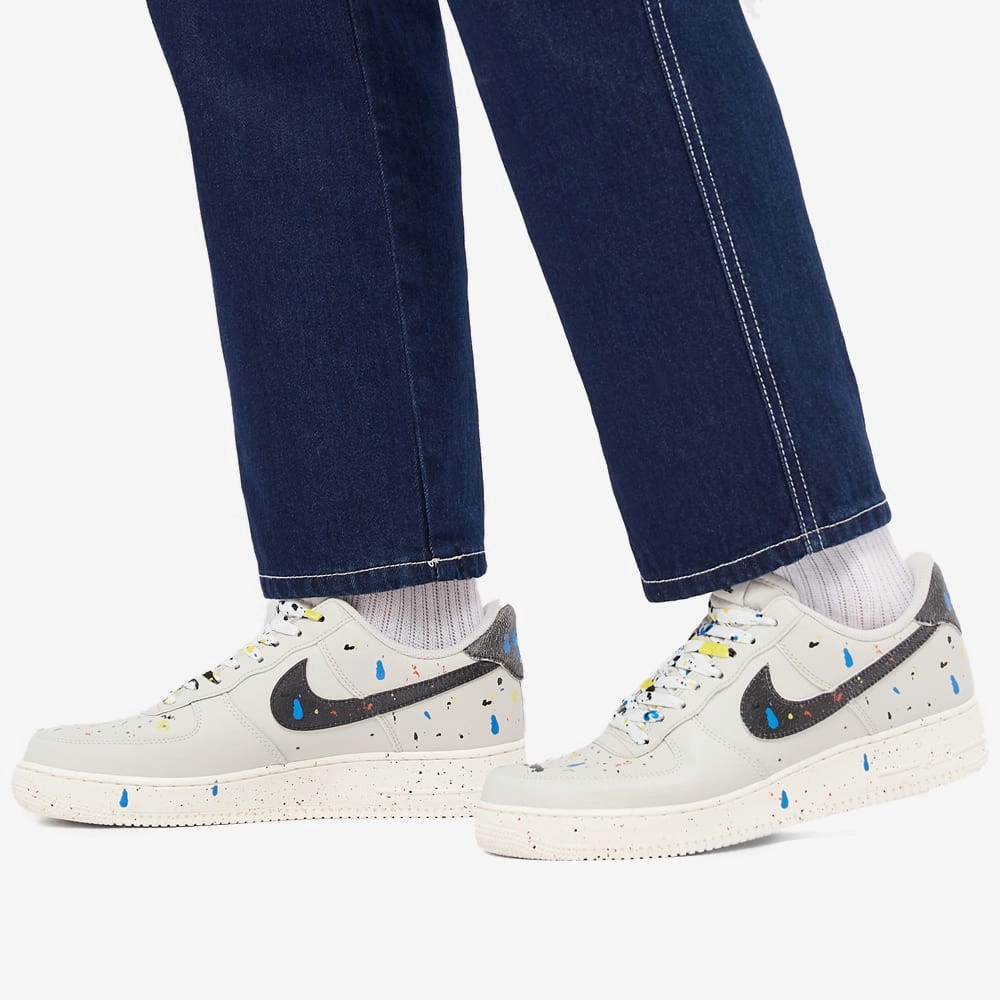 Air Force 1 Low Paint Splatter-Light Bone фото