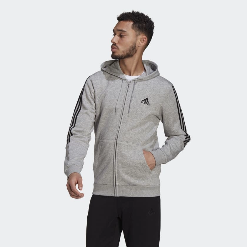 Adidas grey coat online