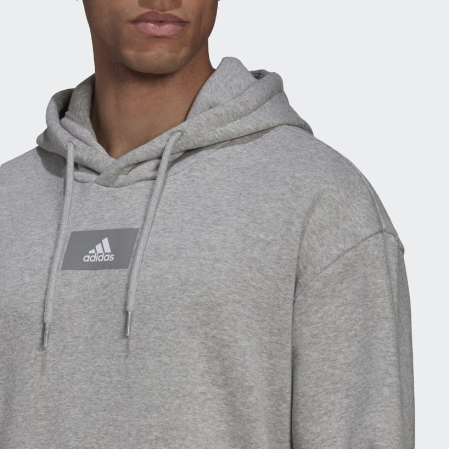 Adidas Essential Cotton Fleece Hoodie HK2830 Meet Market