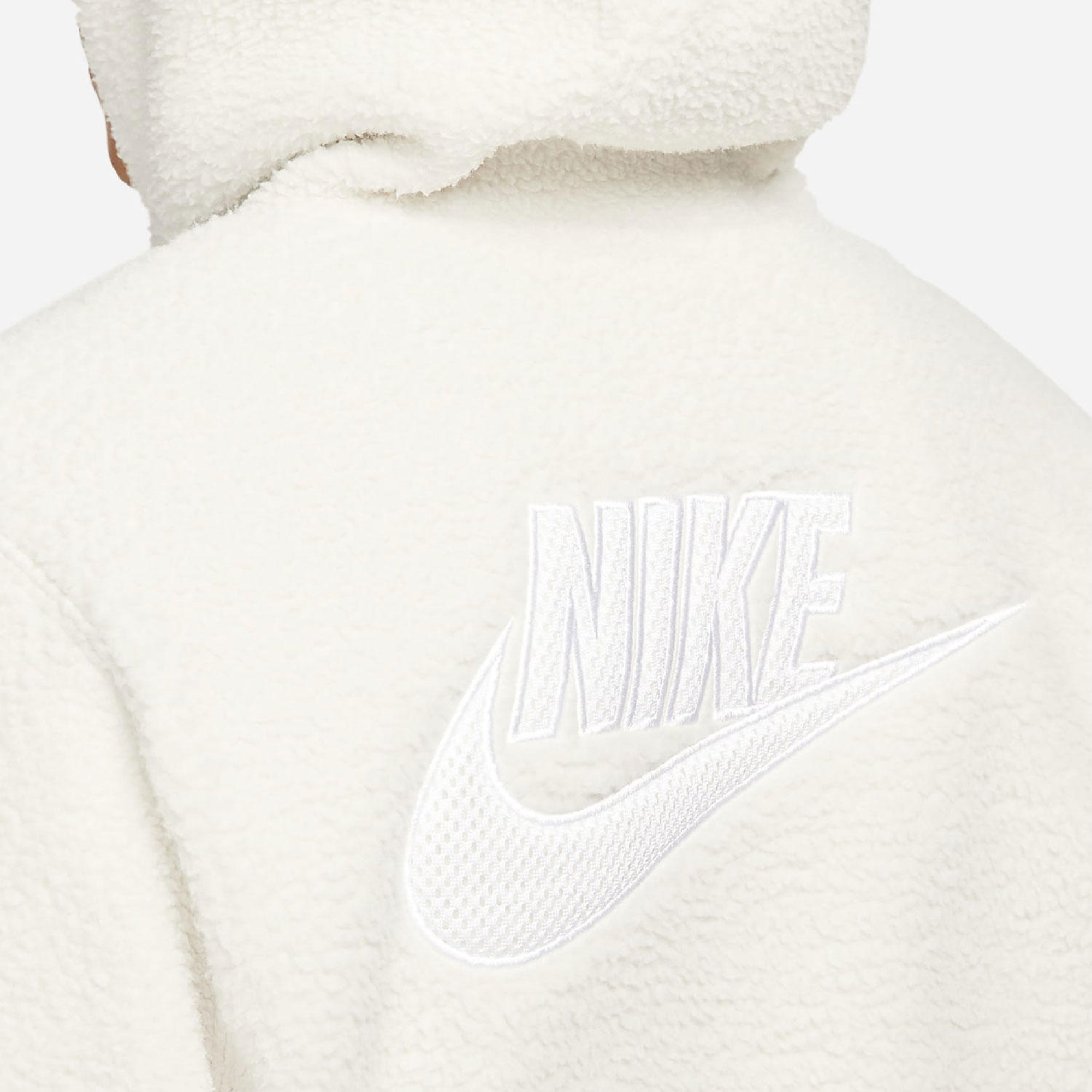 Nike Sherpa Hoodie White White Logo DD5014072 Meet Market