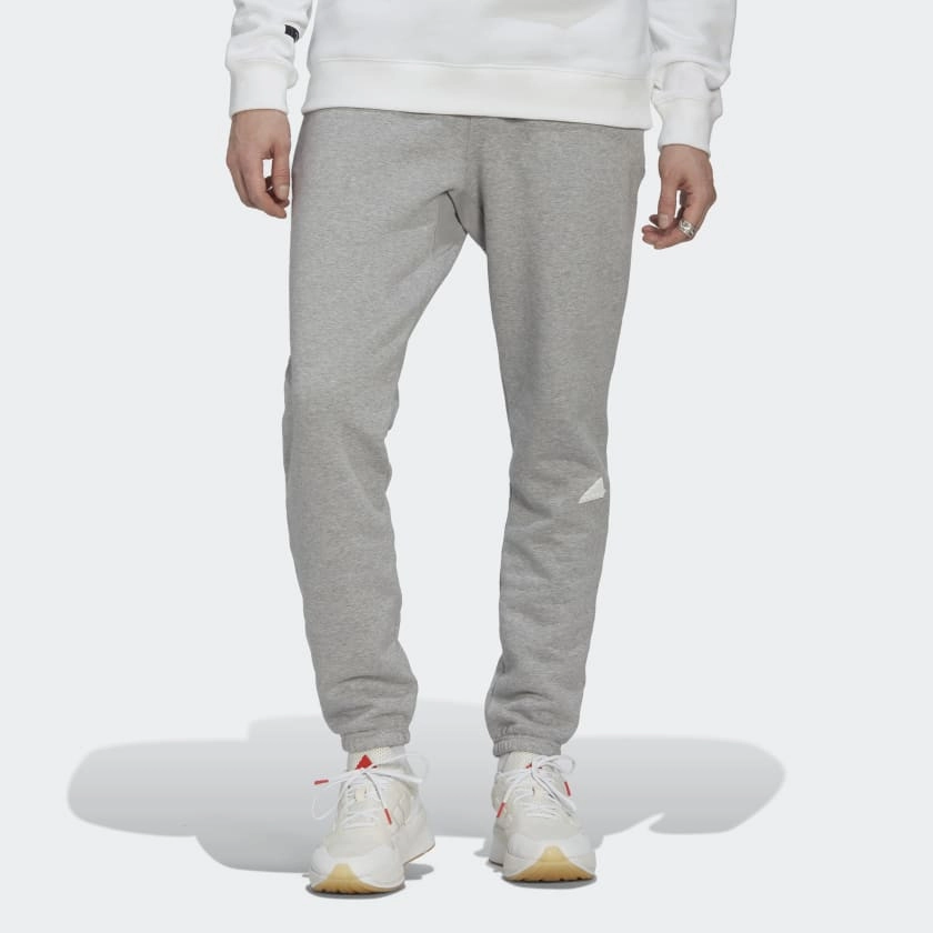 Fleece Pants Grey Leg Logo