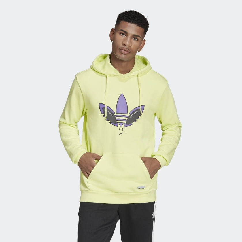 Alien Graphic Hoodie Yellow фото