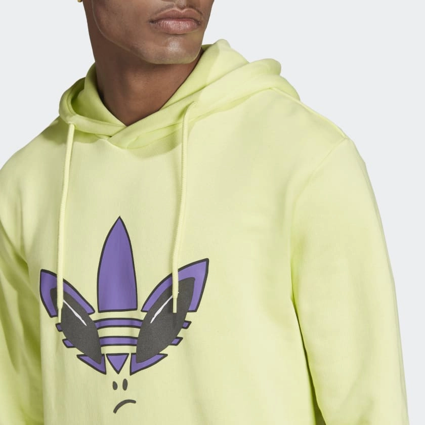 Alien Graphic Hoodie Yellow фото