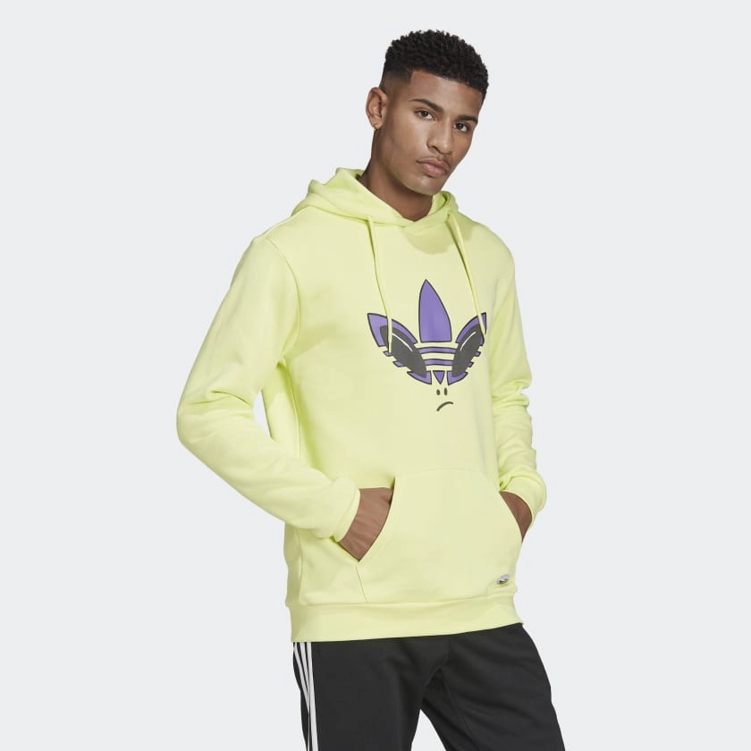 Alien Graphic Hoodie Yellow фото