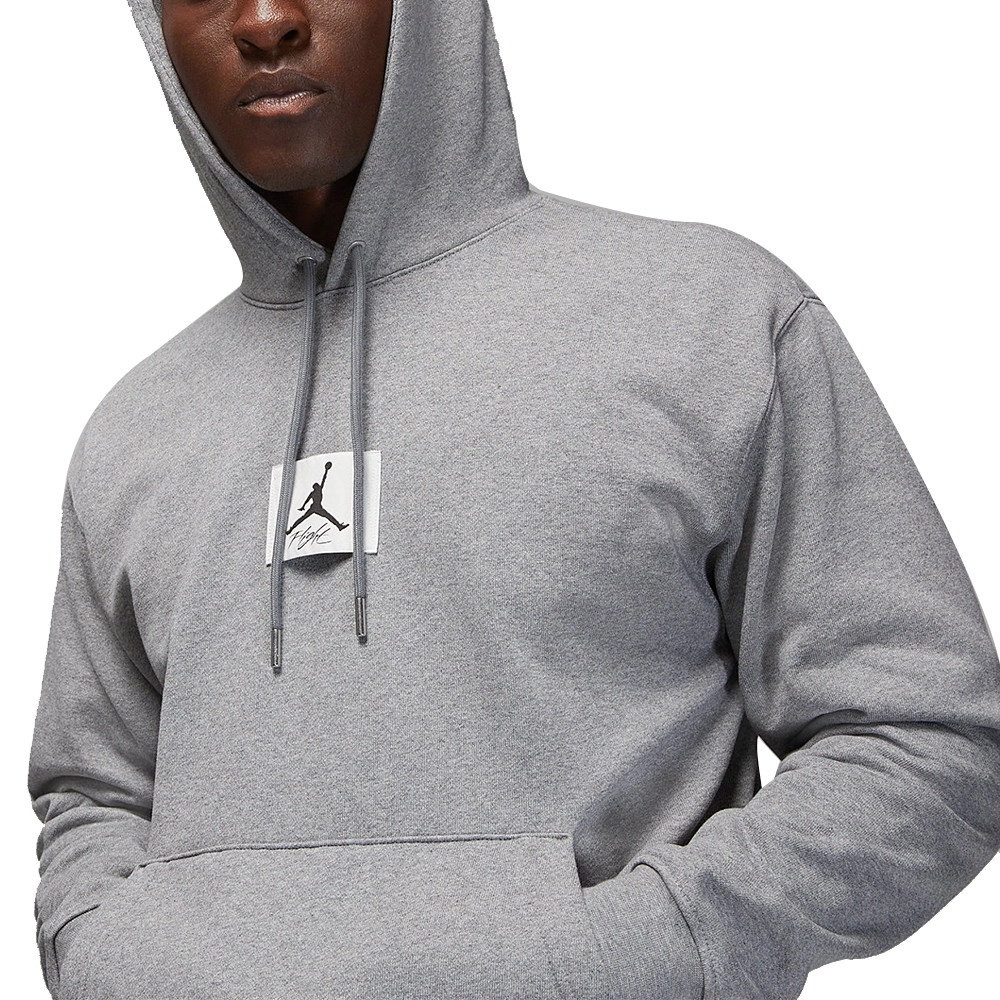 Jordan flight hoodie grey sale