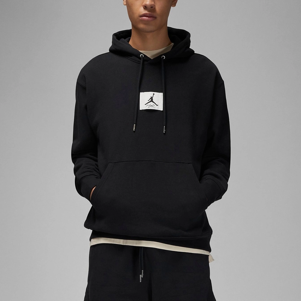 Essential Statement Sub-Knit Hoodie Black фото