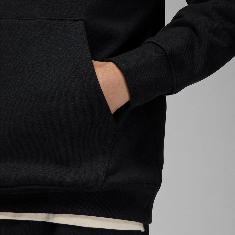 Essential Statement Sub-Knit Hoodie Black фото