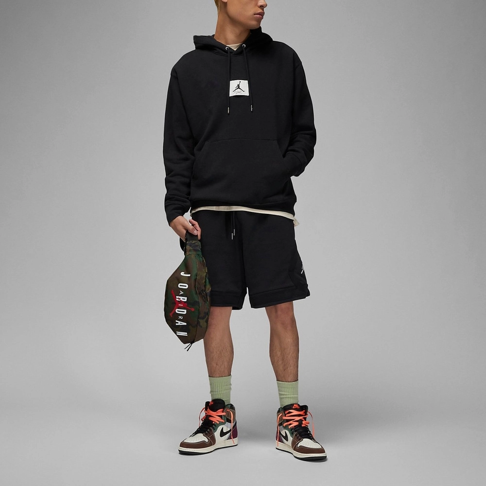 Essential Statement Sub-Knit Hoodie Black фото