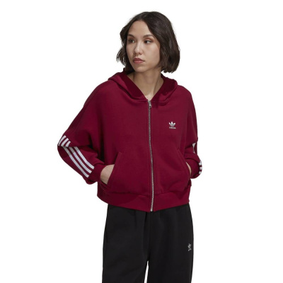 

Zip Oversize 3-Stripes Hoodie Red, Красный