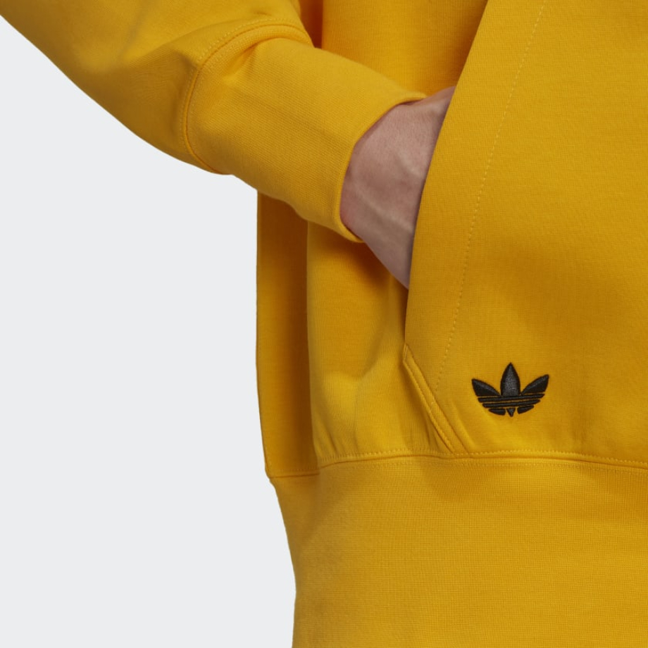 Adidas adicolor yellow hoodie hotsell