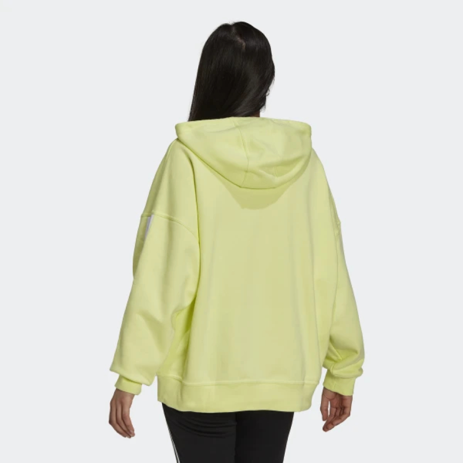 Adidas Adicolor Classics Oversize Hoodie Yellow H37801 Meet Market