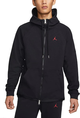 

Zip Training Hooded Jacket, Чёрный