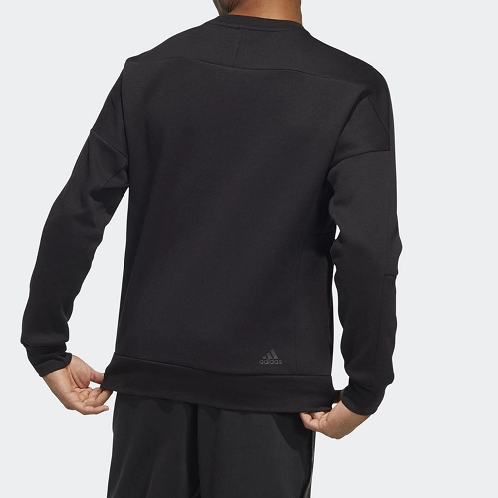 Oversize Fleece Sweatshirt With Pockets Black фото