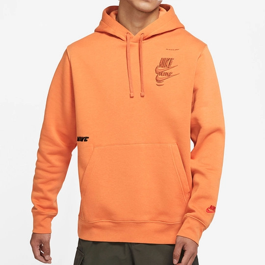 Swoosh Hoodie Orange фото