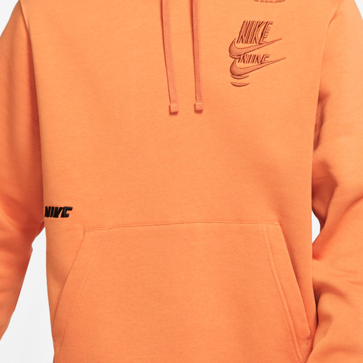 Swoosh Hoodie Orange фото