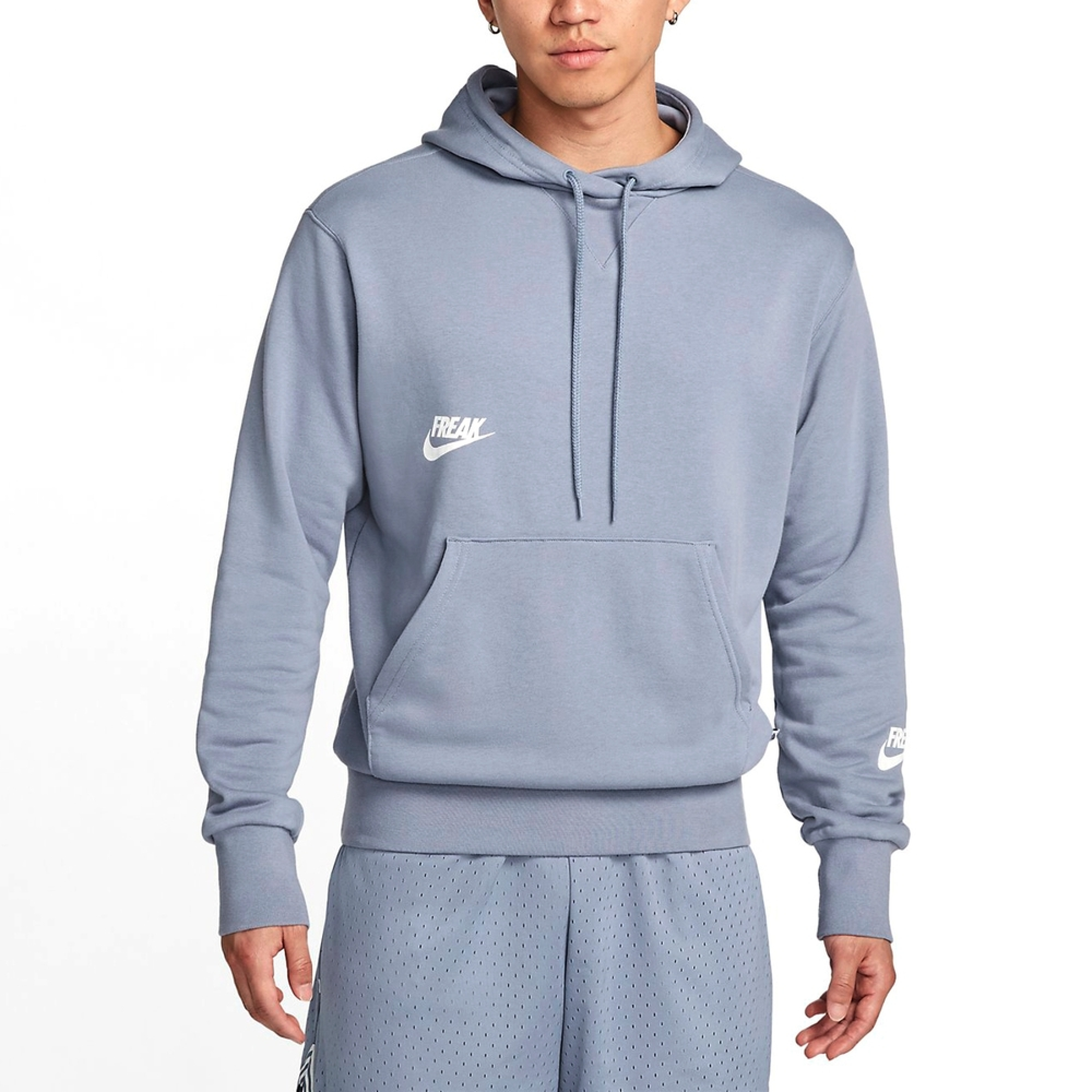 Nike freak hoodie grey on sale