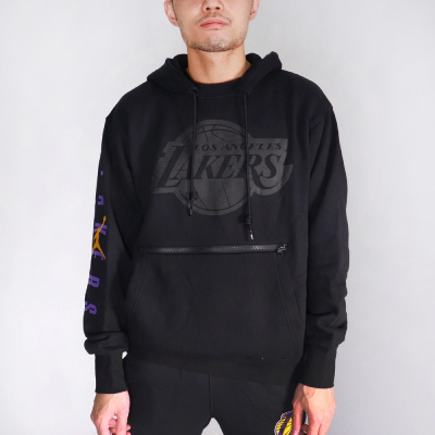 

LA Lakers Casual Fleece Hoodie, Чёрный