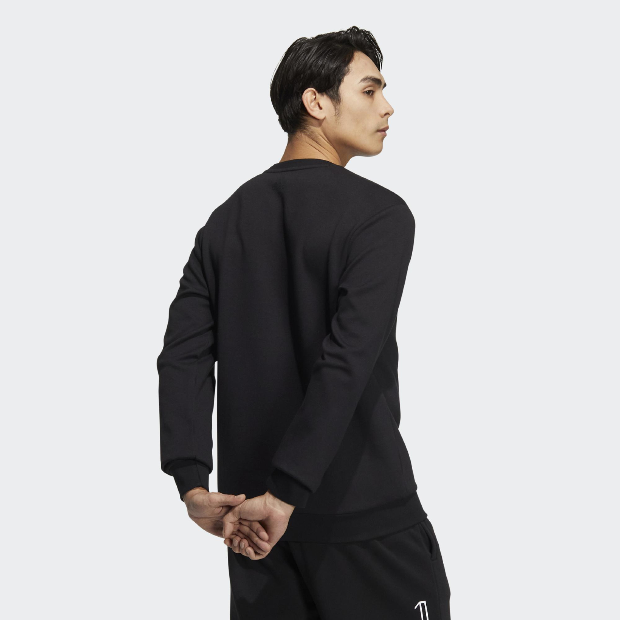 Adidas Big Logo Long Sleeve Black HM2960 Meet Market