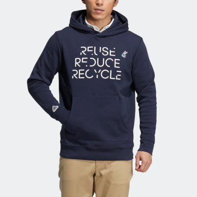 

Reuse Reduce Recycle Hoodie Navy Blue, Синий