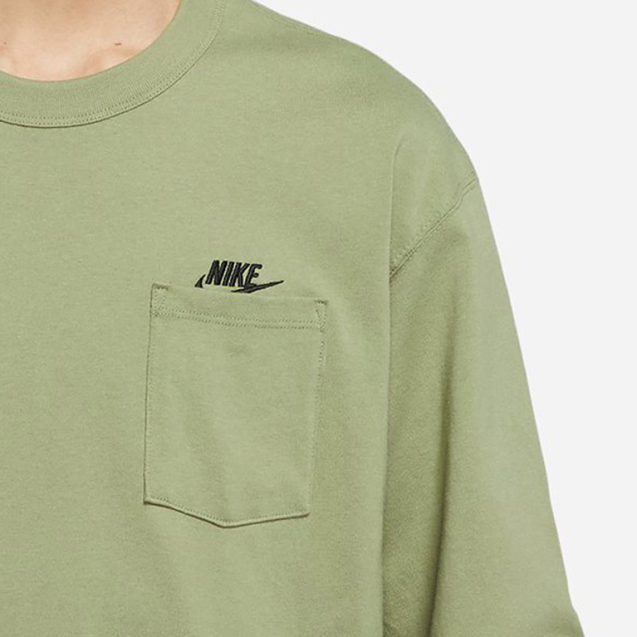 Nike green long sleeve on sale