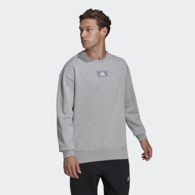 Essential Feelvivid Drop Shoulder Sweatshirt Grey