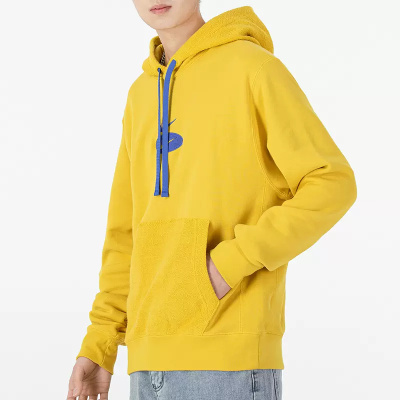 

Embroidered Double Swoosh Hoodie Yellow, Желтый