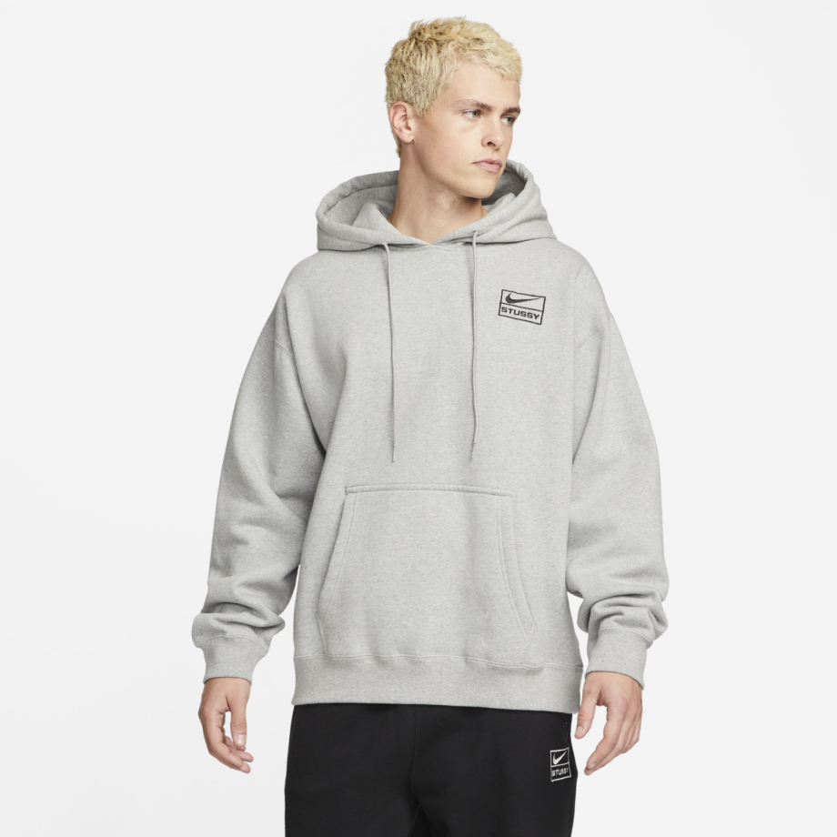 Худи Nike X Stussy Oversize Hoodie Grey (Серые) DJ9489063 купить в Meet  Market