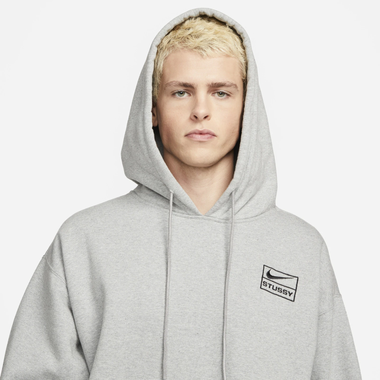 Nike X Stussy Oversize Hoodie Grey DJ9489063 Meet Market