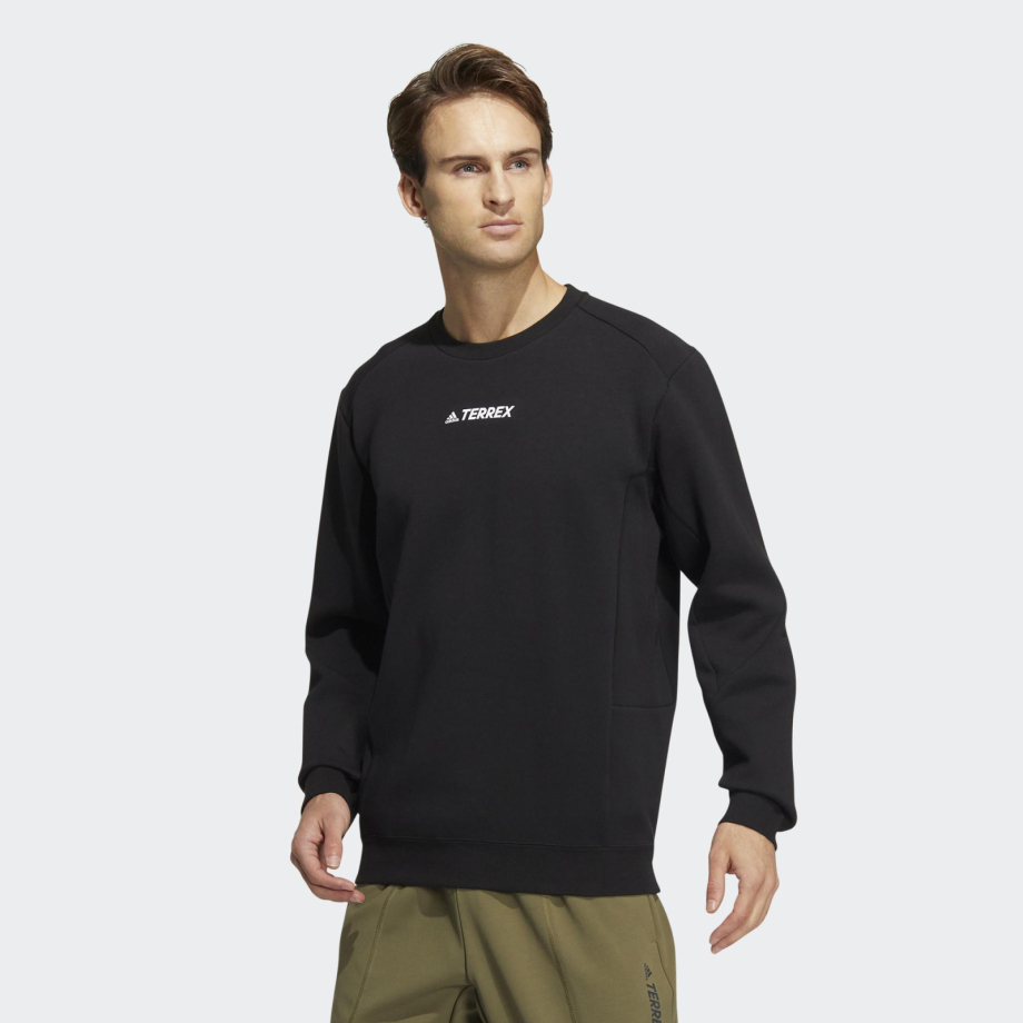 Adidas 3 stripes sweatshirt best sale