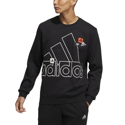 

Casual Big Logo Crew Sweatshirt Black, Чёрный