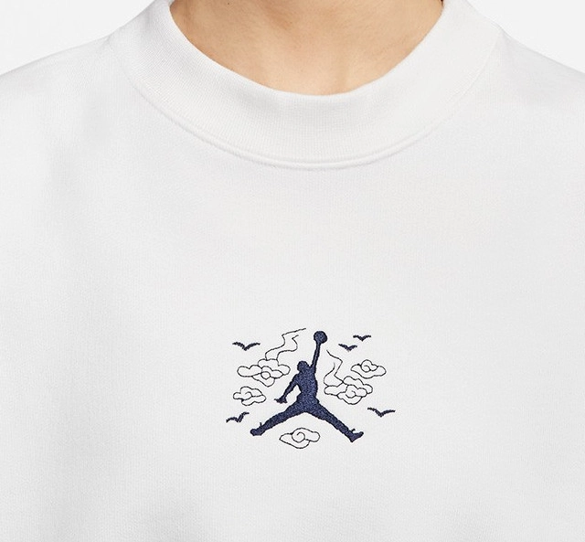 Oversize Crew Long Sleeve Tee Women White фото