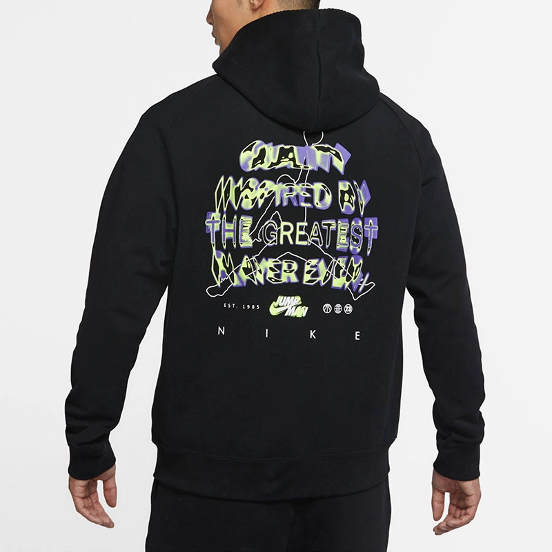 Air Jordan Zip Jump Man Crew Hoodie Black DM1399010 Meet Market