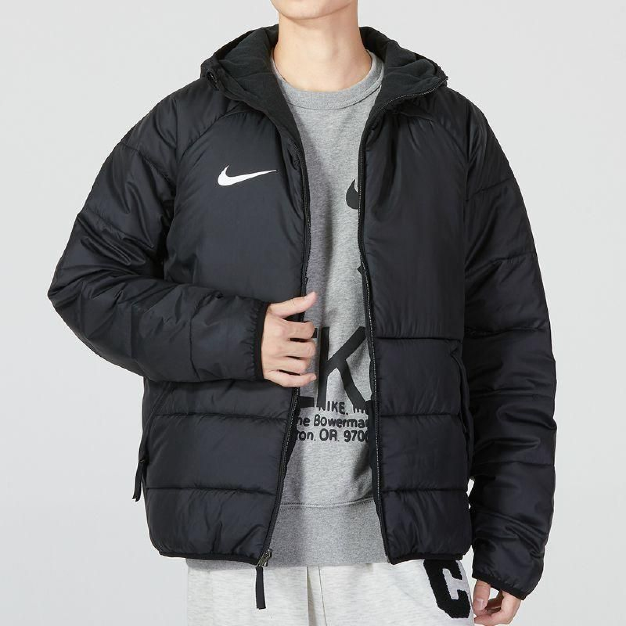 Hooded jacket sales nike