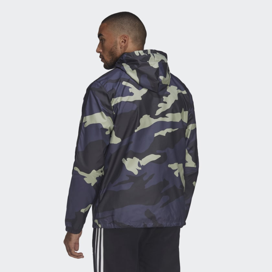 Adidas deals camouflage windbreaker